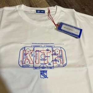 Kith for New York rangers rink vintage tee Size large Brand new